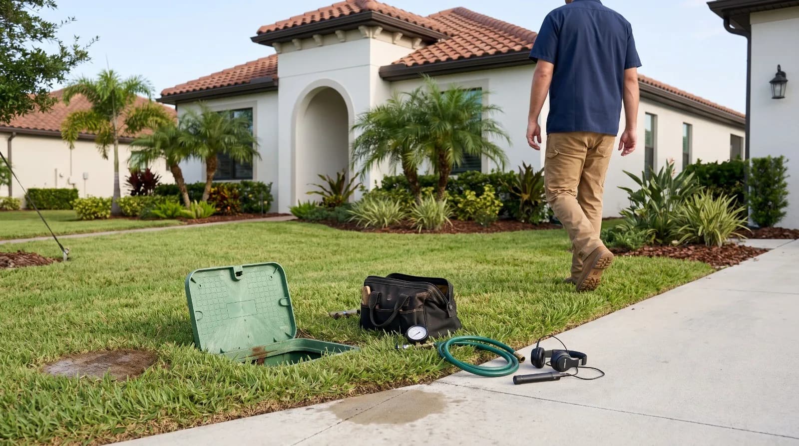 Bradenton LeakScan technician providing leak detection in Lakewood Ranch, FL