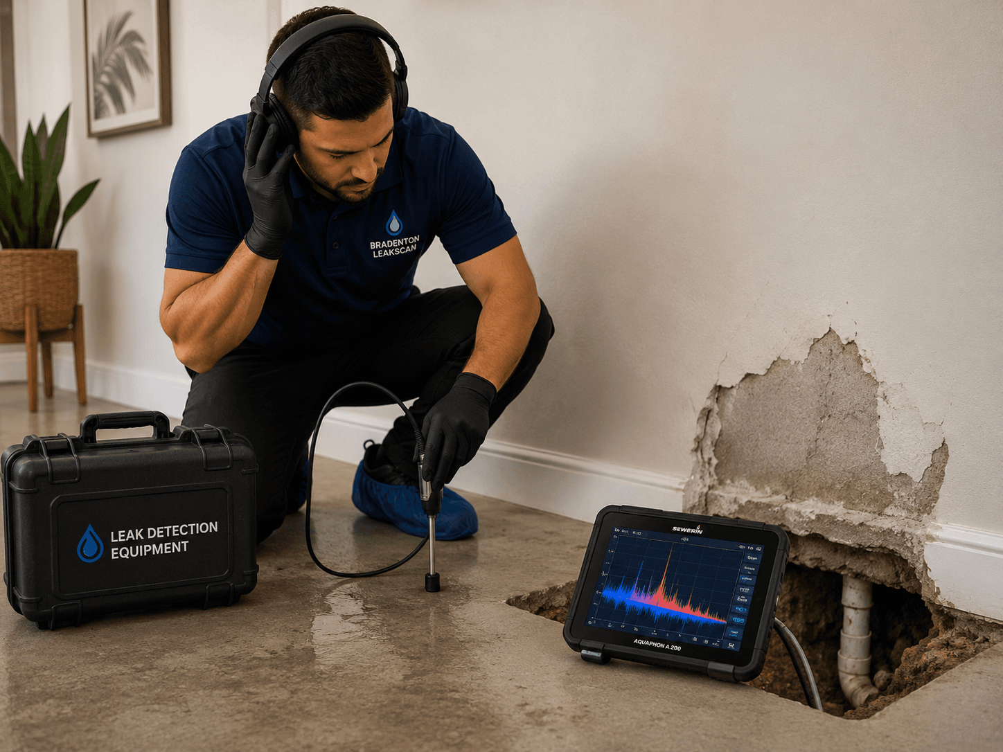 Slab Leak Detection in Parrish, FL